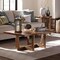 Alaterre Furniture Berkshire Natural Live Edge Wood Large Coffee Table, Weight: 75 AWBB1220S - alternate 3